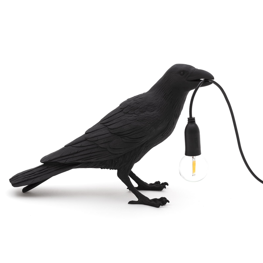 Настольная лампа Bird Waiting Black 14735