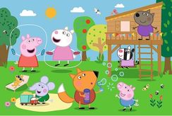 Puzzle - "24 Maxi" - Fun in the grass / Peppa Pig