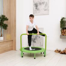 Батут с поручнем DFC JUMPFIT 36&amp;#039;&amp;#039; зеленый