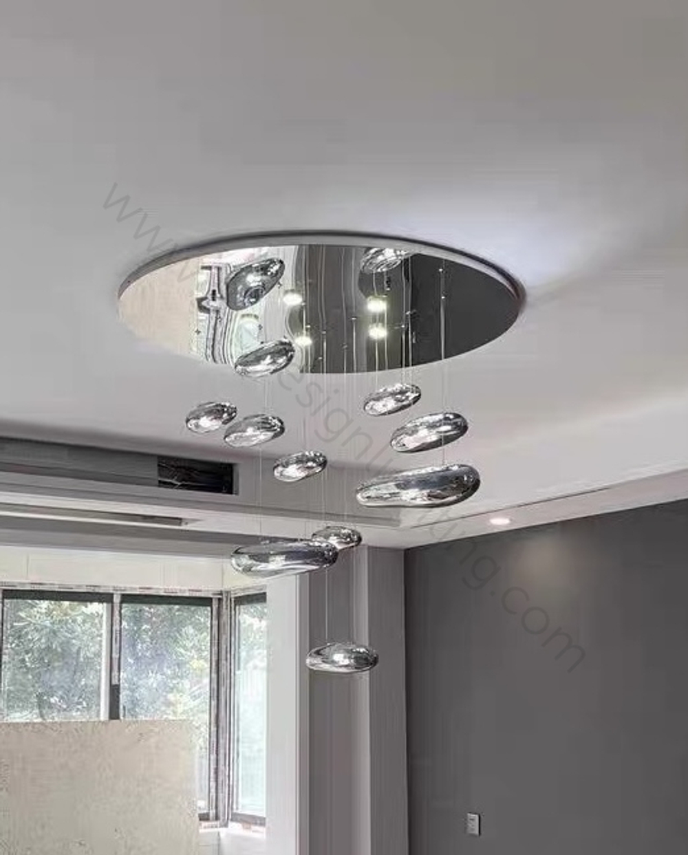 Ceiling design lamp Mercury by Artemide (10 lampshades)