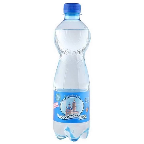 Питьевая вода Обуховская роса газ. 0,5л*12шт ПЭТ