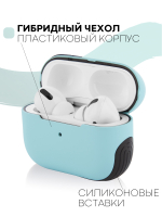 Чехол КАРТОФАН для Apple AirPods Pro (арт. AIRPRO-TPU-PC-MATT-SKY)