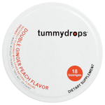 Tummydrops, двойной имбирь, персик, 18 пастилок