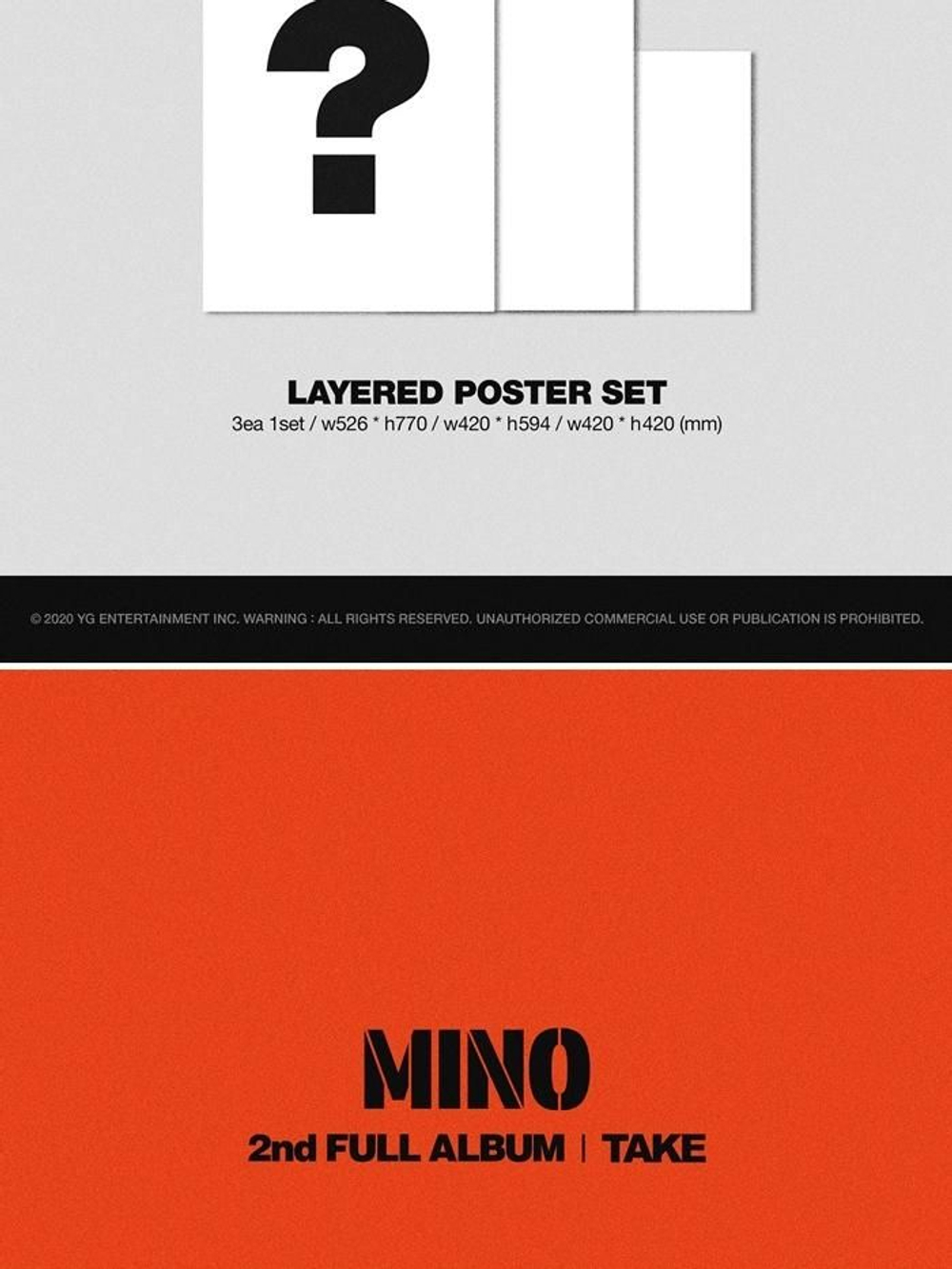Альбом Winner MINO - Take 2nd Album RANDOM Version