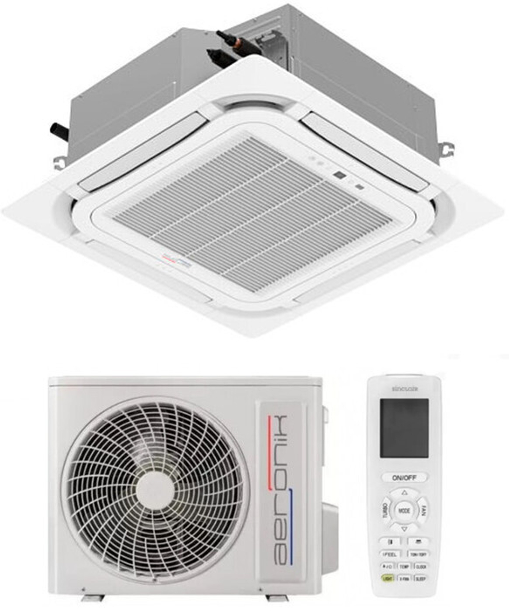 Полупромышленный кассетный кондиционер инверторный Aeronik ASI-AKH85R1/B-S INV на 85 м²