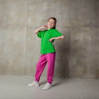 Футболка оверсайз "Bb team green" подростковая