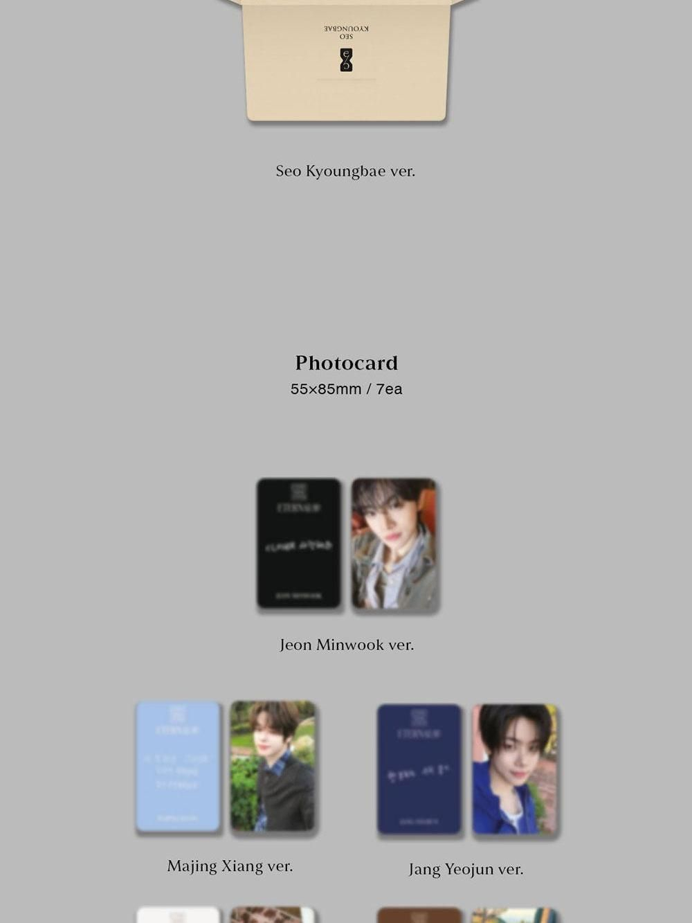 Альбом CLOSE YOUR EYES - ETERNALT 1st Mini Album POCA ALBUM 7 Version SET