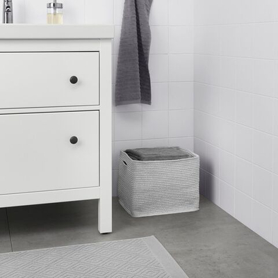 Корзина для хранения IKEA Nordrana 35х26х26 см светло-зеленый/серый (Из Финляндии)