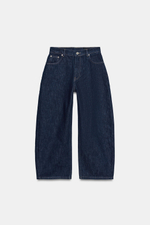 ДЖИНСЫ КАПРИ BALLOON СО СРЕДНЕЙ ПОСАДКОЙ — ZW COLLECTION — ZARA