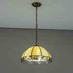 Citilux Шербург-2 CL440231 Люстра витражная подвесная Бронза