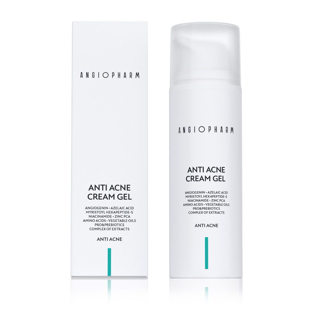 Крем-гель для проблемной кожи ANGIOPHARM Anti Acne Cream Gel 50мл