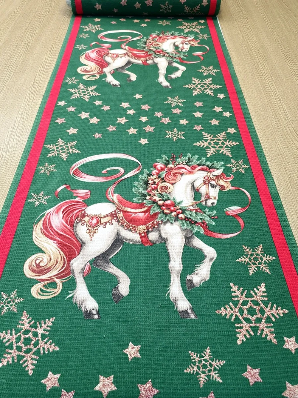 Вафельное полотно для полотенец. 4 купона (50х252 см)
