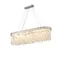 Люстра подвесная NewRgy NW095-L1000*W300*H260(1200) CHROME, 10×40 Вт, хромированная