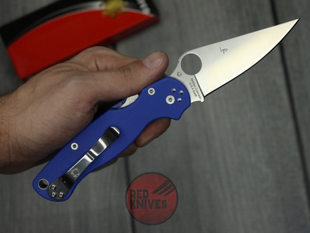 Нож Spyderco Paramilitary 2 Blue C81GBL