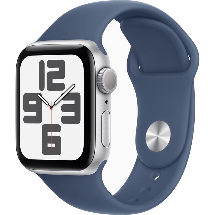 Умные часы Apple Watch SE 2 40мм Silver Aluminum Case с Denim Sport Band