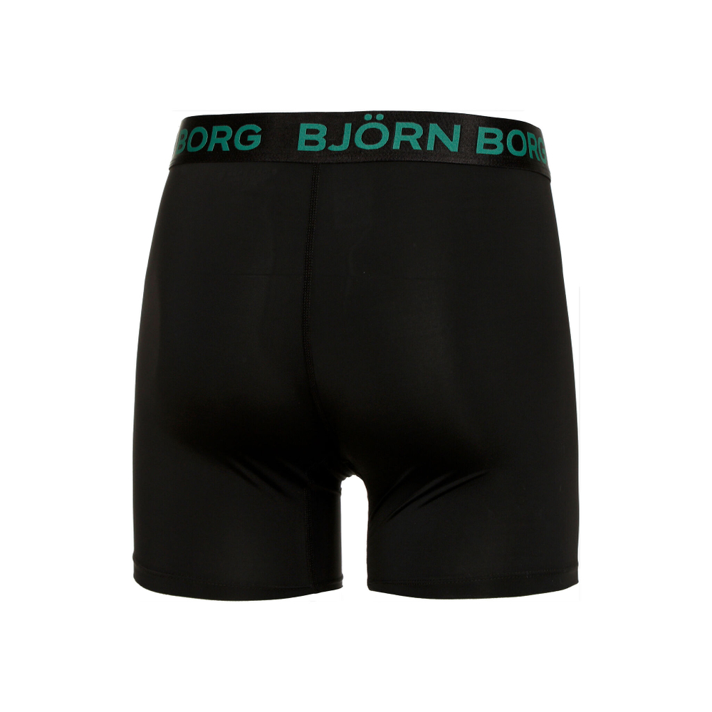 Björn Borg Performance Boxer Shorts 3 Pack Men - Green, Black