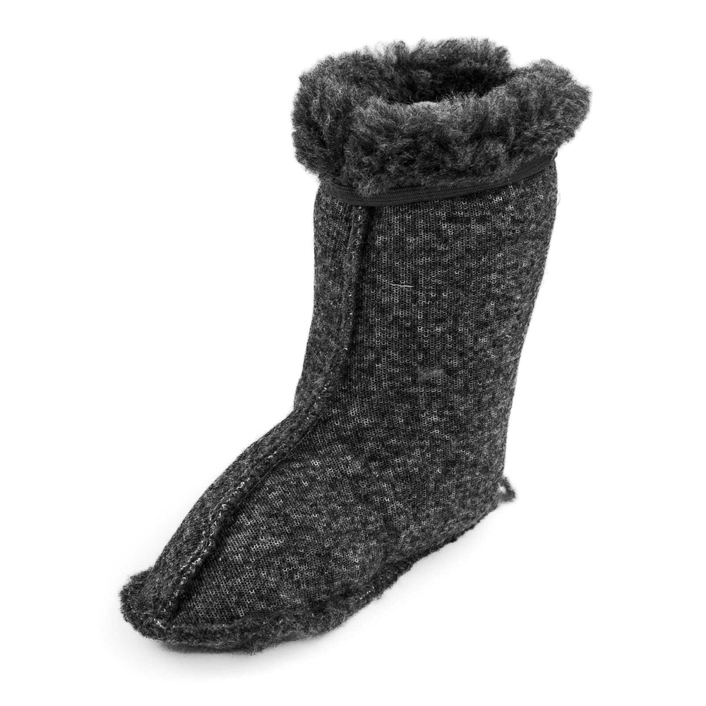 Сапоги ПВХ дошкольные Nordman Step, утепленные, с манжетой (Черный)