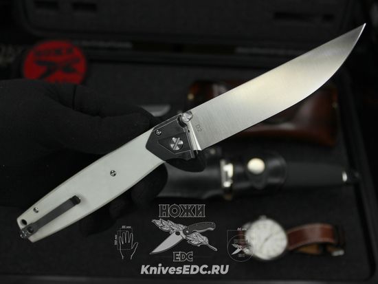 Складной нож STEELCLAW Baл-01W-Карп 2 поколение c клинком из стали D2, рукоять G10