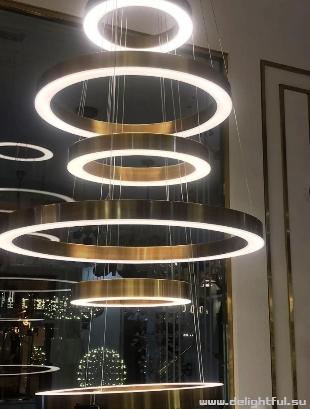 люстра  Light Ring Lamp by HENGE style ( 7 rings )