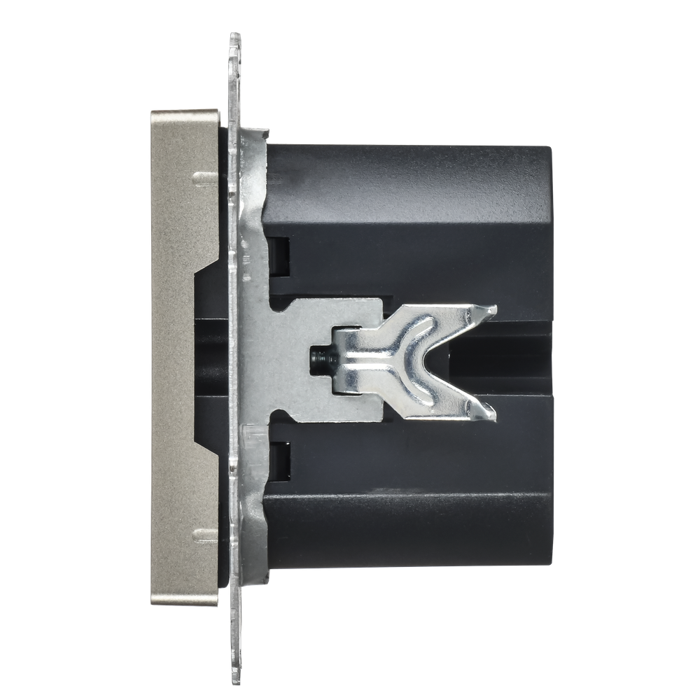 BRITE Розетка USB C 65Вт высокоскоростная зарядка РЮ12-1-БрШ шампань IEK