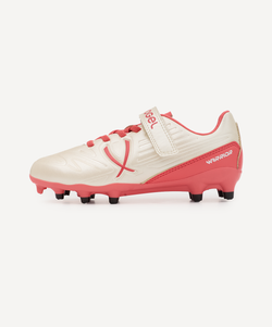 Бутсы футбольные JOGEL Warrior FG Talant KIDS, бежевый/ розовый