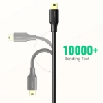 Кабель USB 2.0 - mini USB, 480Mbps, 3m. UGREEN 10386