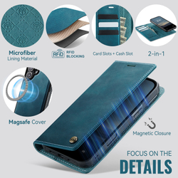 Чехол-кошелек CaseMe 2 in 1 MagSafe iPhone 16+