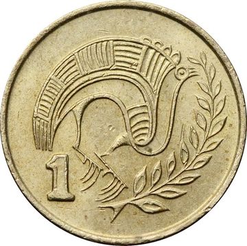 1 цент 1991-2004 Кипр