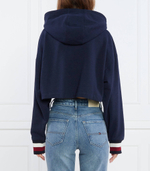 Худи THXSM FLEECE CROP GRAPHIC Tommy Hilfiger - темно-синий(WW0WW38984)