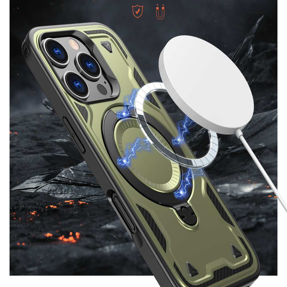 Чехол Magneto Case с кольцом для iPhone 16 Pro