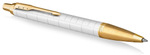 Шариковая ручка Parker IM Premium K318  Pearl GT, стержень: M, цвет чернил: blue, в подарочной упаковке.