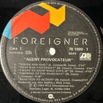 Foreigner ‎– Agent Provocateur (Испания 1984г.)