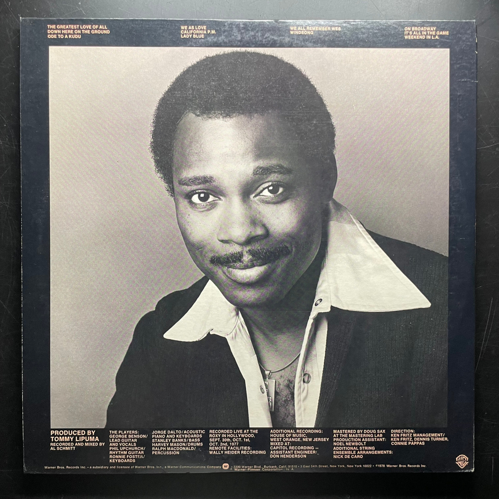 George Benson ‎– Weekend In L.A. 2LP (Япония 1978г.)