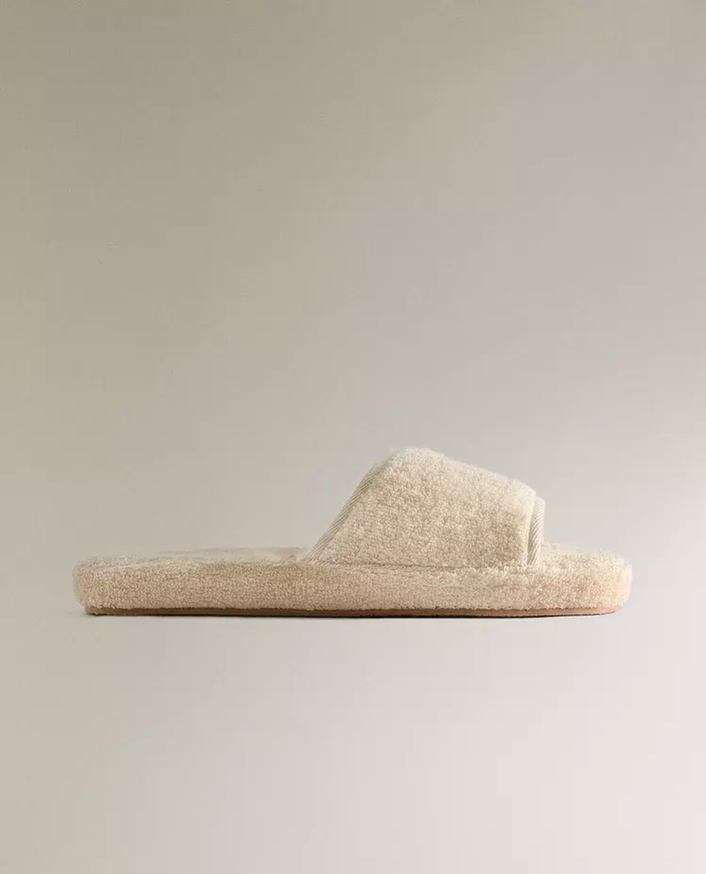 ZARA HOME ДОМАШНИЕ ТАПОЧКИ, БЕЖЕВЫЙ