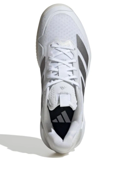 Женские теннисные кроссовки Adidas Adizero Ubersonic 5 W Clay - cloud white/silver metallic/cloud white
