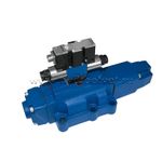 4WRZE32E360-7X/6EG24K31/A1M - Пропорциональный распределитель  Ду32 со встроенным усилителем (OBE), номинальный расход 360 л/мин, схема E, каналы управления X и Y - внешние, сигнал управления ± 10 В