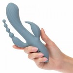 Вибратор тройного действия CalExotics III Triple Ecstasy, 11.5 см x 3.75 см