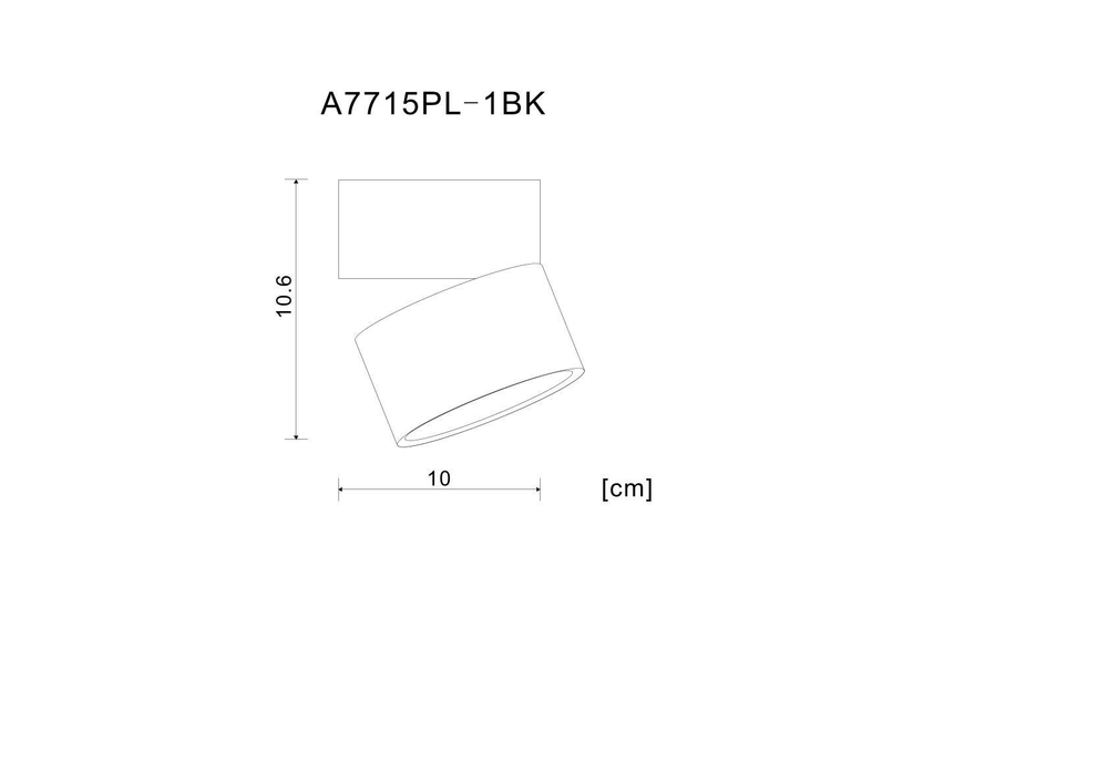 Светильник потолочный Arte Lamp Arcturus A7715PL-1BK