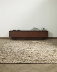 Разноцветный ковер Elanis из шерсти букле 160 x 230см