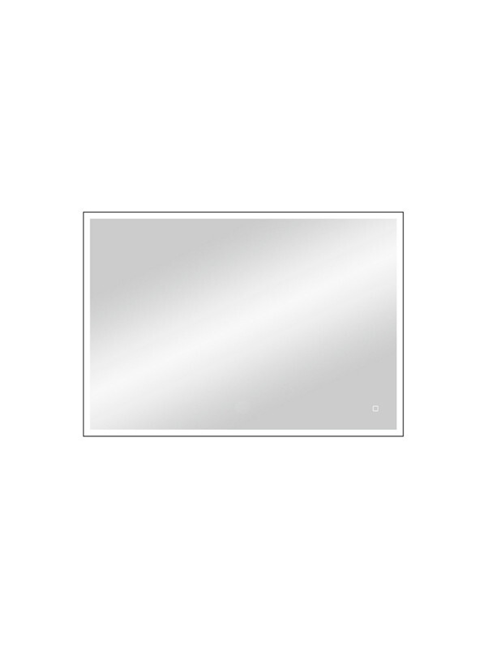 Зеркало "Solid Black standart" 1000x800