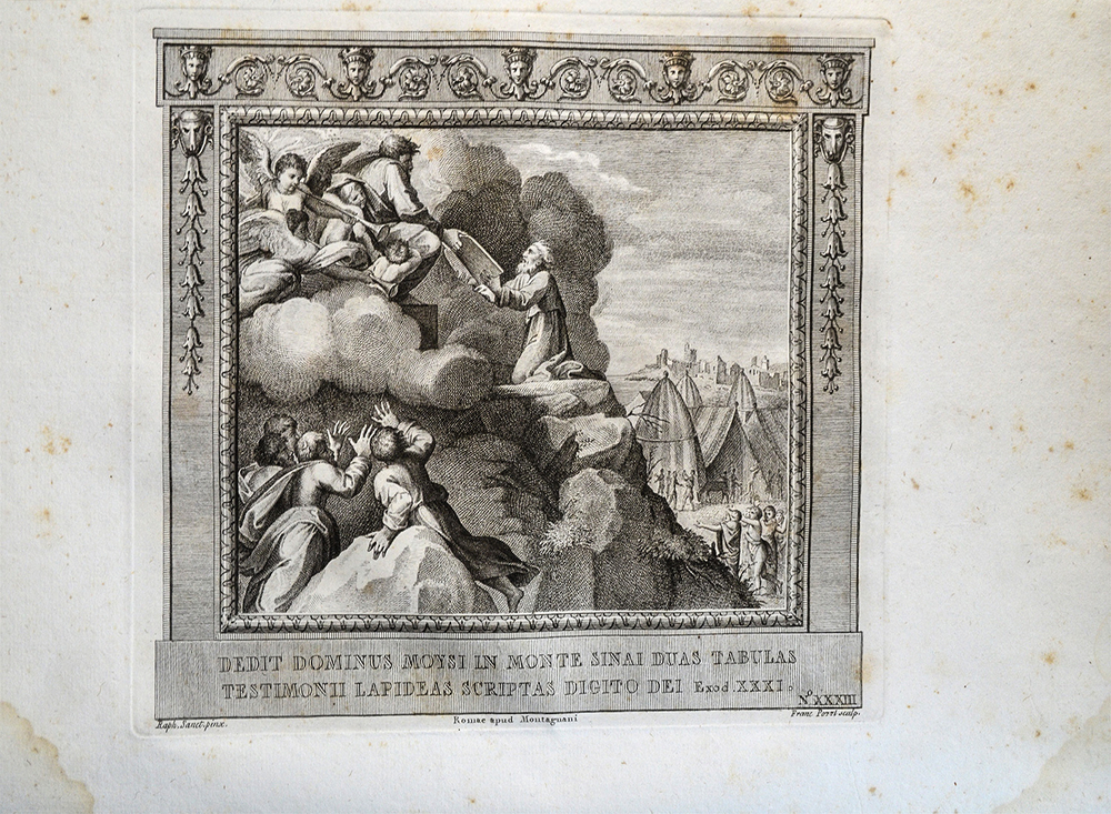 Библия Рафаэля Санти. Гравюры. 1790