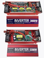 Инвертор 24V-220V 3000W красный универ RDDSPON