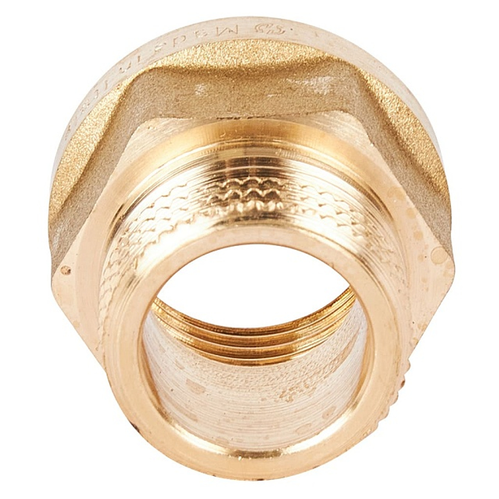 Переход с внутренней резьбы на наружную под ключ STOUT SFT 0072 - 1/2" x 1/2" (латунь без покрытия)