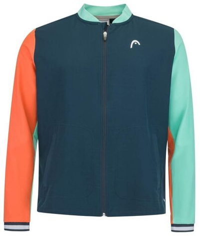 Мужская теннисная кофта Head Breaker Jacket - flamingo/navy
