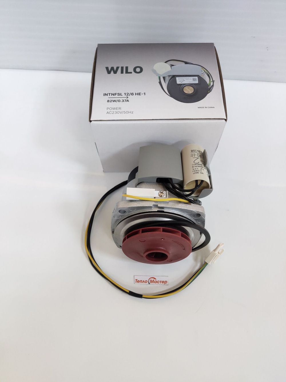 Двигатель циркуляционного насоса Wilo Intnfsl 12/6 не-1 односкоростной (с конденсатором) 82 W(0,37A) для котлов Ariston, Ferroli, Viessmann, Protherm арт: 60001584DV, 4522926