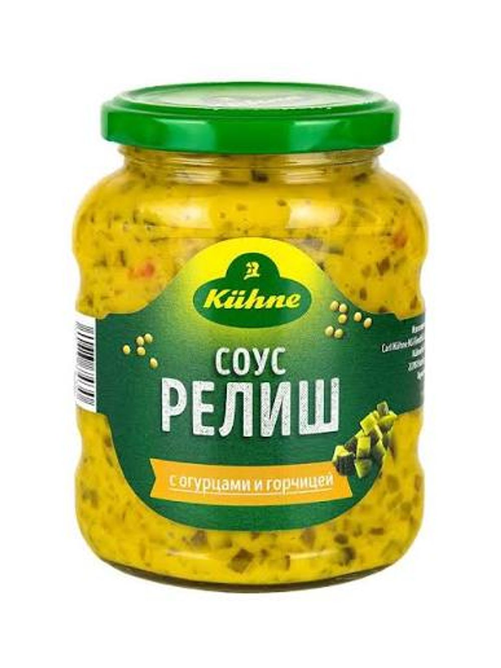 Соус РЕШИЛ с огурцами и горчицей Kuhne 350г