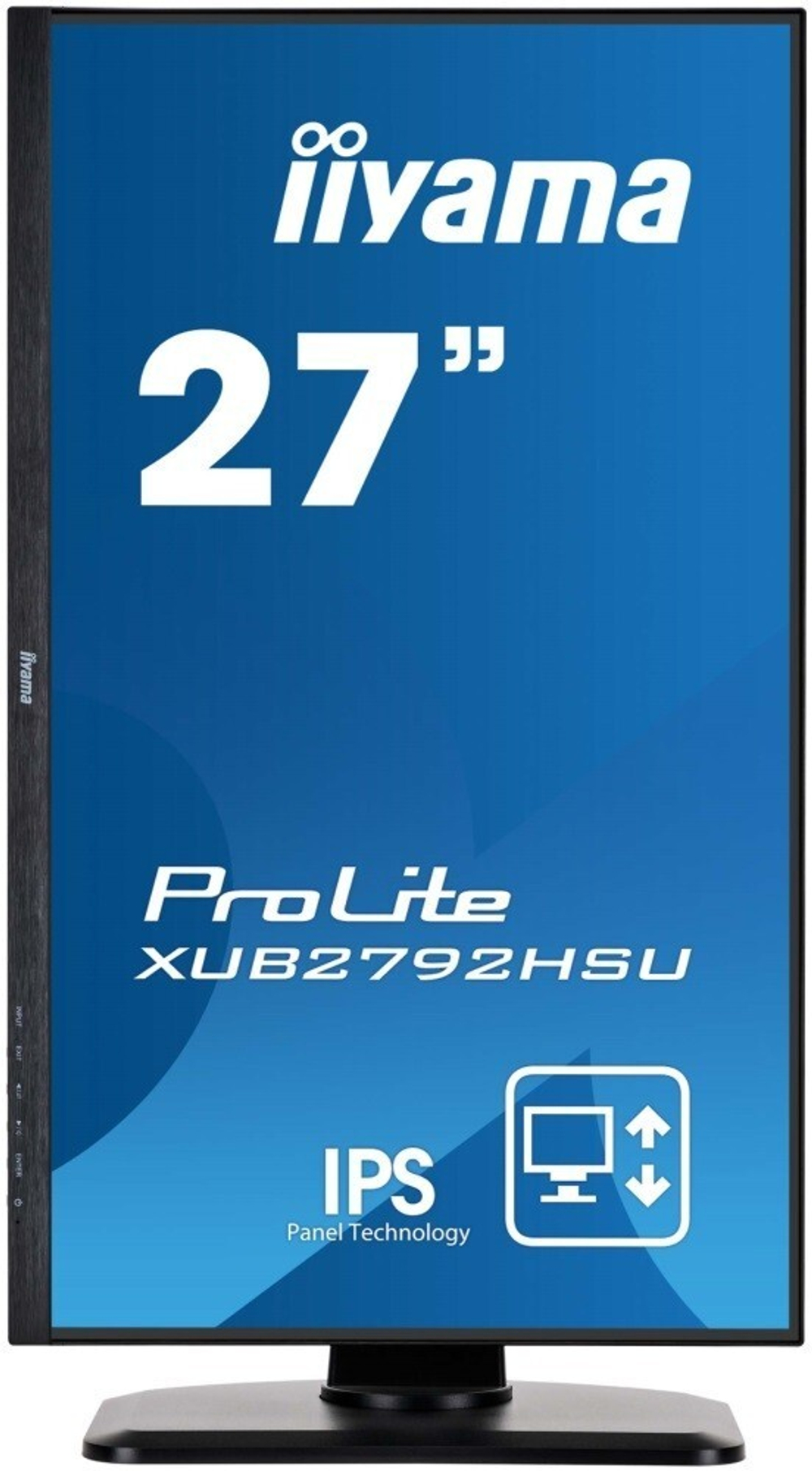 Монитор Iiyama 27;; ProLite XUB2792HSU-B1 черный IPS LED 5ms 16:9 HDMI M/M матовая HAS Pivot 250cd 178гр/178гр 1920x1080 D-Sub DisplayPort FHD 6.5кг
