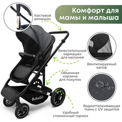 Коляска трансформер BubaGO Dias 3в1