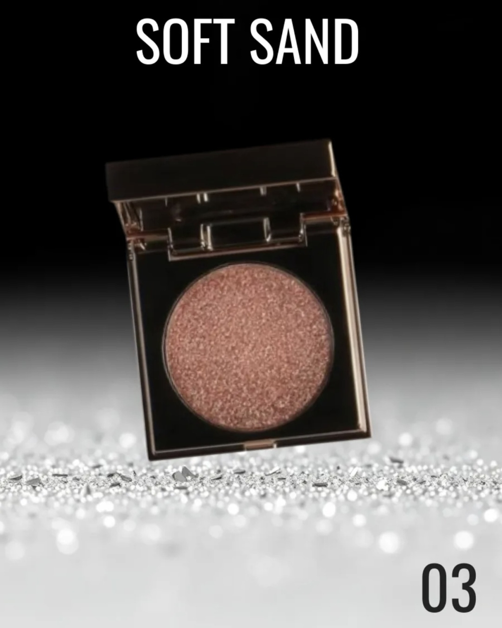 Sen Sulu глиттер прессованные Sparkle mood 03 Soft Sand
