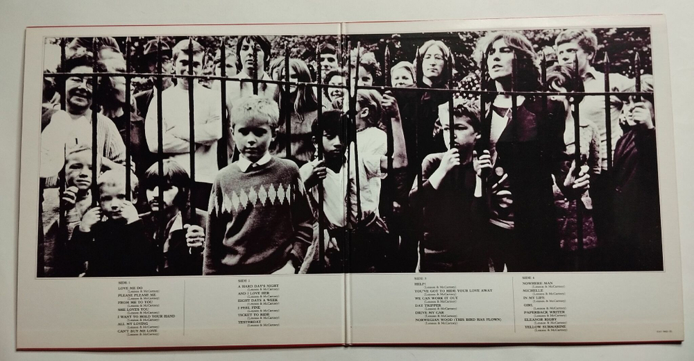 Винтажная виниловая пластинка LP Сборник The Beatles 1962 1966 2LP (Japan 1978) (Red Vinyl)